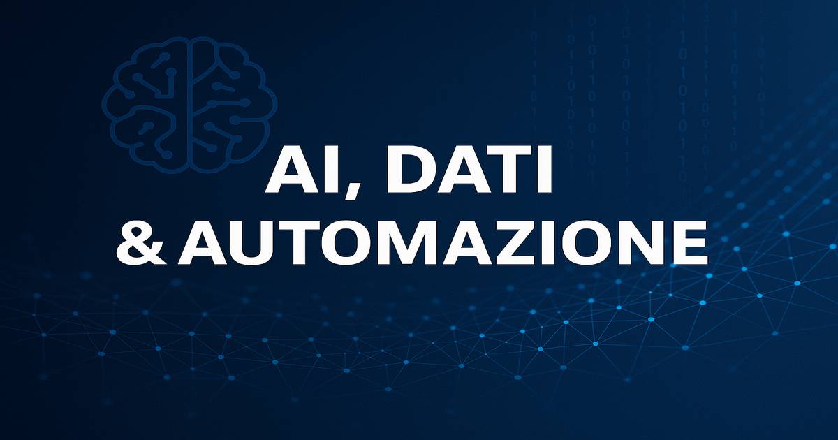 AI dati e automazione